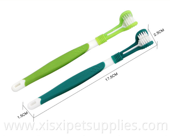 3D Double Sided Pet Dog Cleaning Toothbrush for Dogs